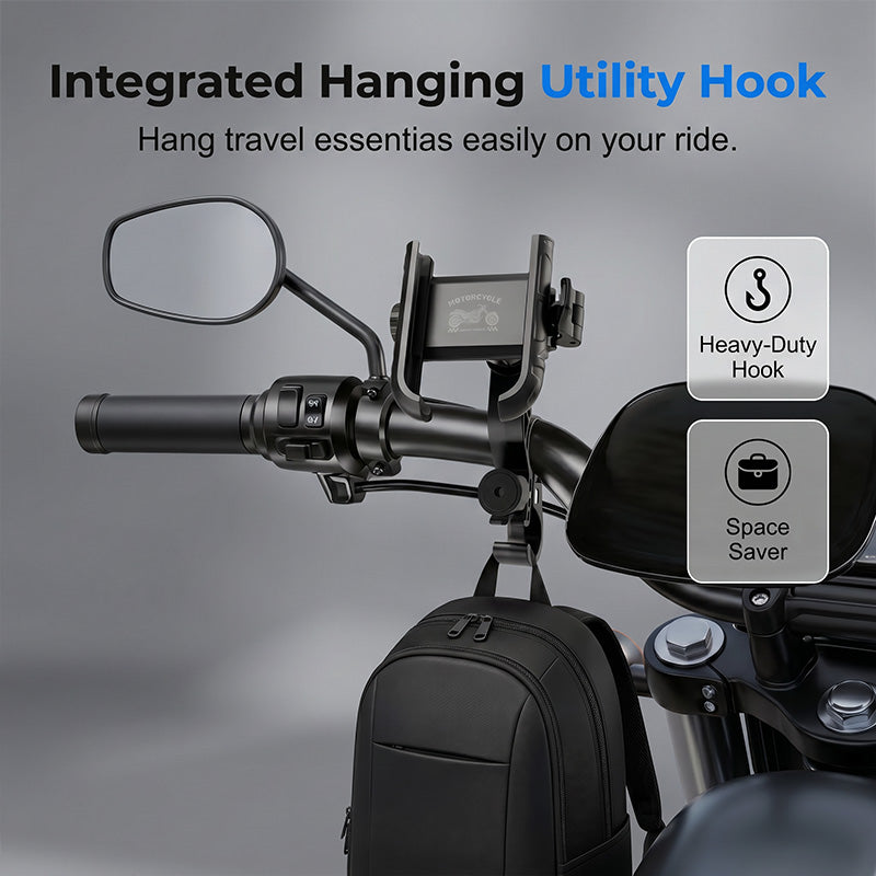 📱🔒 Support vélo à dégagement rapide – Système SecureLock anti-chocs, maintien ultra-sûr sur route comme en ville 🚴‍♂️🛡️