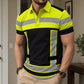 📢📢50 % DE RÉDUCTION !!⏰Chemise manches courtes réfléchissante haute visibilité pour homme