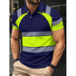 📢📢50 % DE RÉDUCTION !!⏰Chemise manches courtes réfléchissante haute visibilité pour homme