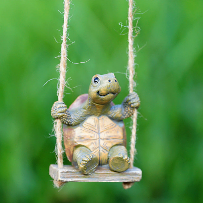 🐢 Soldes 2026 — Plus de 101 000 vendus!🔥 Décoration Tortue Balançoire – Accent Extérieur Enchanteur 🌿