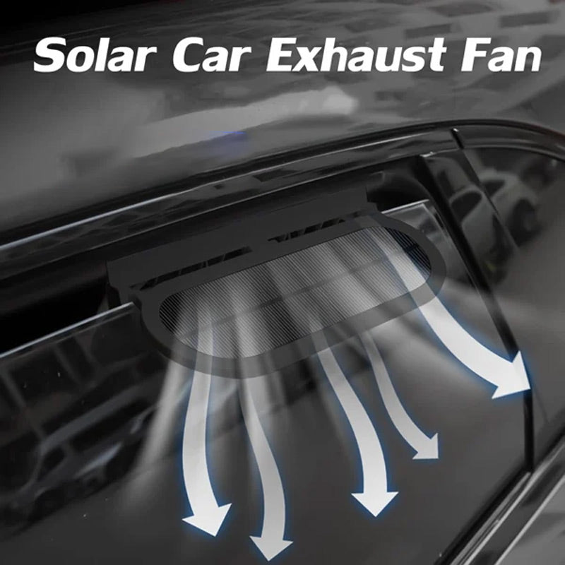 📢📢50 % DE RÉDUCTION !! ⏰Ventilateur d'extraction solaire à circulation d'air pour voiture - Artefact de refroidissement