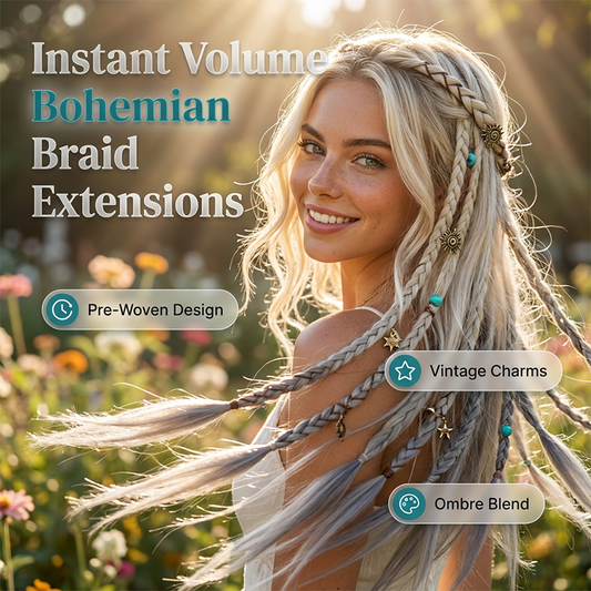 📢📢 -50 % !! ⏰ Extensions de cheveux pré-tressées style Maillard