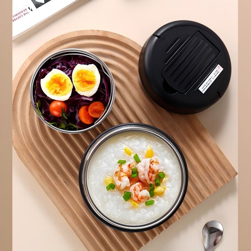 📢 PROMO FLASH 50% DE RÉDUCTION ! 🍱 Bocal Alimentaire Isotherme avec Cuillère Pliable – Isolation Thermique Multicouche, Compartiments Étanches & Acier Inoxydable 304 – Le Repas parfait pour Étudiants et Actifs 🍽️✨