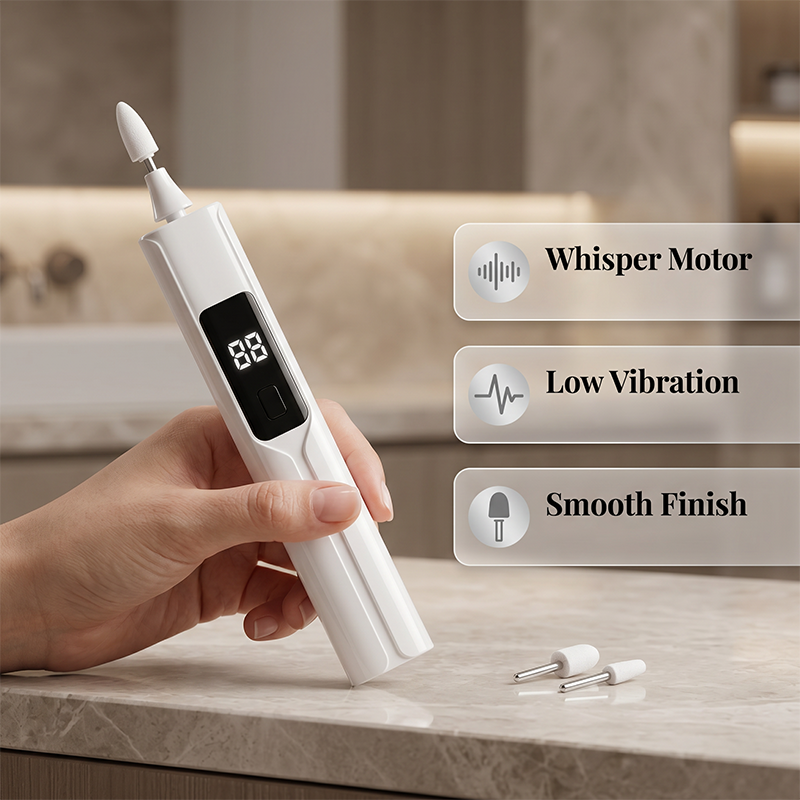💅 50% DE RÉDUCTION! ✨ Kit Perceuse à Ongles Électrique Professionnel – Têtes interchangeables, écran LED & précision – Manucure et pédicure à domicile 🏠