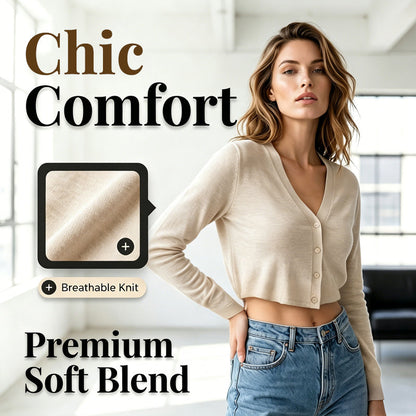 🌸 50% DE RÉDUCTION ! ☀️ Gilet Court & Léger – Boutonné Devant, Tissu Lyocell Doux & Respirant – Parfait à Superposer sur une Robe Slip ou un Haut – Idéal pour l’Été et la Mi-Saison 👗✨