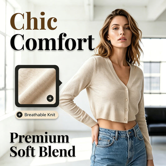 🌸 50% DE RÉDUCTION ! ☀️ Gilet Court & Léger – Boutonné Devant, Tissu Lyocell Doux & Respirant – Parfait à Superposer sur une Robe Slip ou un Haut – Idéal pour l’Été et la Mi-Saison 👗✨