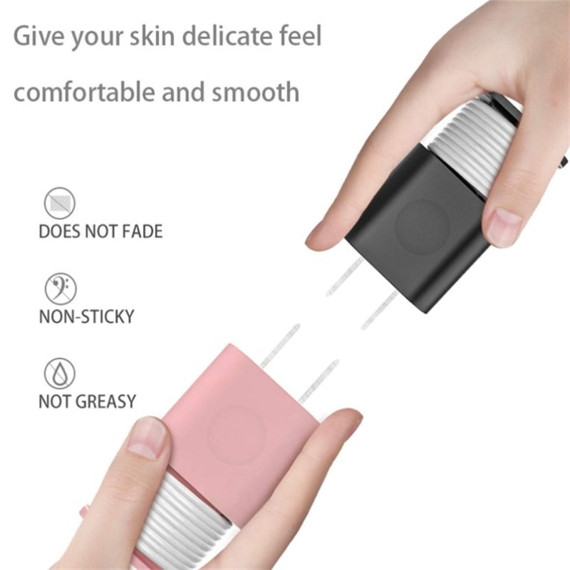 🔌 Protège-Chargeur en Silicone 2-en-1 — Anti-Casse, Anti-Emmêlement, Lavable, Léger & Portable, 4 Couleurs ✨