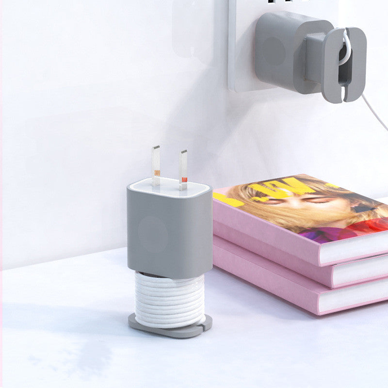🔌 Protège-Chargeur en Silicone 2-en-1 — Anti-Casse, Anti-Emmêlement, Lavable, Léger & Portable, 4 Couleurs ✨