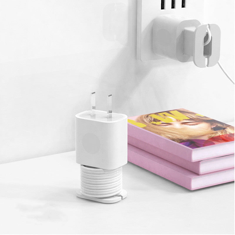 🔌 Protège-Chargeur en Silicone 2-en-1 — Anti-Casse, Anti-Emmêlement, Lavable, Léger & Portable, 4 Couleurs ✨