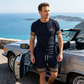 👕 50% DE RÉDUCTION ! ☀️ Ensemble 2 Pièces T-Shirt & Short Homme – Tissu Mélangé Respirant & Imprimé 3D – Coupe Décontractée – Idéal pour l’Été, le Sport et les Vacances 🩳🌿✨