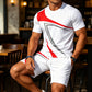 Ensemble 2 pièces décontracté pour homme avec T-shirt et short