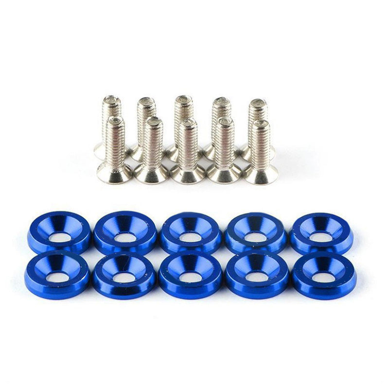 📢 50% DE RÉDUCTION ! ⏰ 10 Pcs Entretoises à Vis Universelles pour Automobile – Alliage d’Aluminium, Dimensions de Précision & Multifonction – Idéales pour Pare-Chocs, Plaques d’Immatriculation et Panneaux de Garniture – 8 Couleurs Disponibles 🚗🔧✨