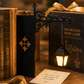 Serre-livres Lampadaire Rétro Miniature avec Lumière