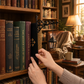Serre-livres Lampadaire Rétro Miniature avec Lumière