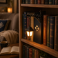 Serre-livres Lampadaire Rétro Miniature avec Lumière