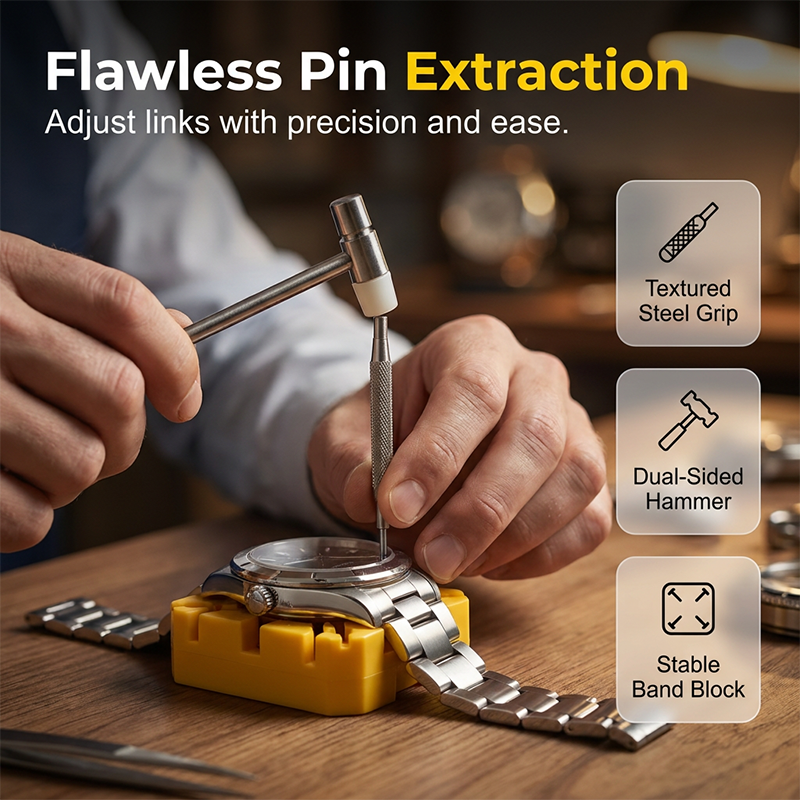 ⌚ PROMO LIMITÉE 50% DE RÉDUCTION ! ⚡ Kit complet de réparation de montres 72 pièces – Précis, Complet, Pratique ✨