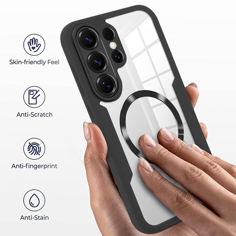 📱 Coque Téléphone Magnétique – Acrylique – Anti-chocs & Bords Renforcés for Quotidien