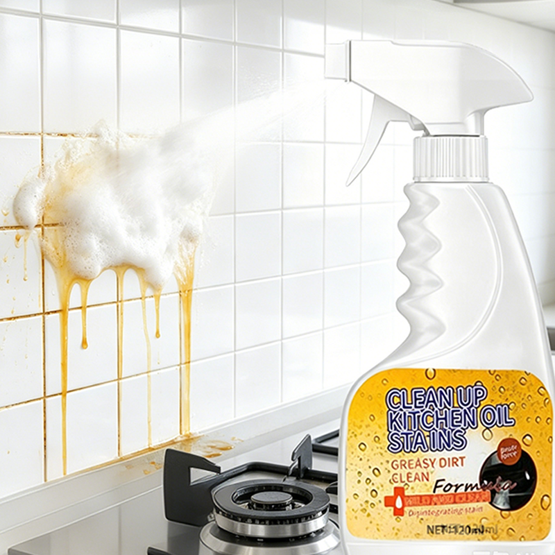 🏆 Spray dégraissant puissant pour la cuisine – Dégraissage rapide 🍑