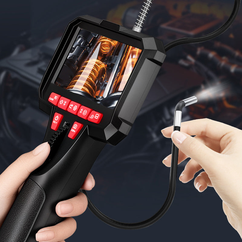 📢 50% DE RÉDUCTION ! ⏰ Endoscope Automobile Portable 6mm avec Caméra Articulée – Sonde Ultra-Fine, Objectif Bidirectionnel & Moniteur Intégré – Idéal pour l’Inspection Moteur et les Diagnostics 🚗