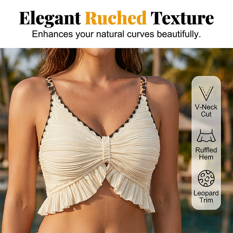 🔥Ensemble Bikini Imprimé Léopard Élégant pour Femme