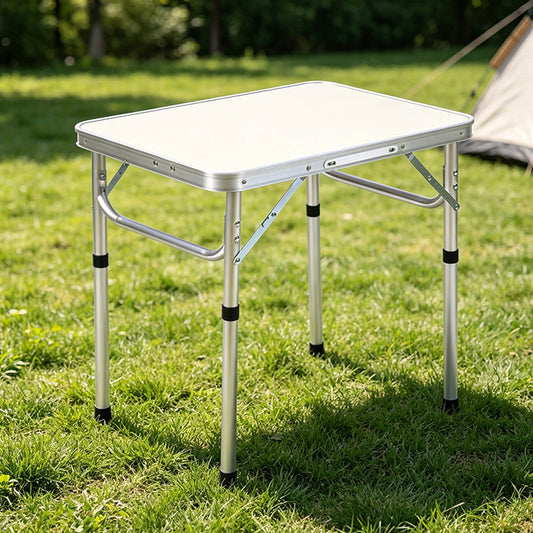 🪑 50% DE RÉDUCTION ! 🌿 Table Pliante Portable Multi-Usages – Légère, Robuste & Montage Rapide – Hauteur Double Réglable 26-55 cm – Idéale pour Intérieur, Camping & Terrasse 🏕️