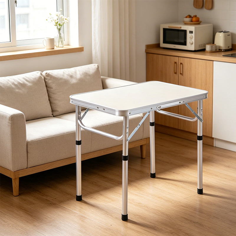 🪑 50% DE RÉDUCTION ! 🌿 Table Pliante Portable Multi-Usages – Légère, Robuste & Montage Rapide – Hauteur Double Réglable 26-55 cm – Idéale pour Intérieur, Camping & Terrasse 🏕️
