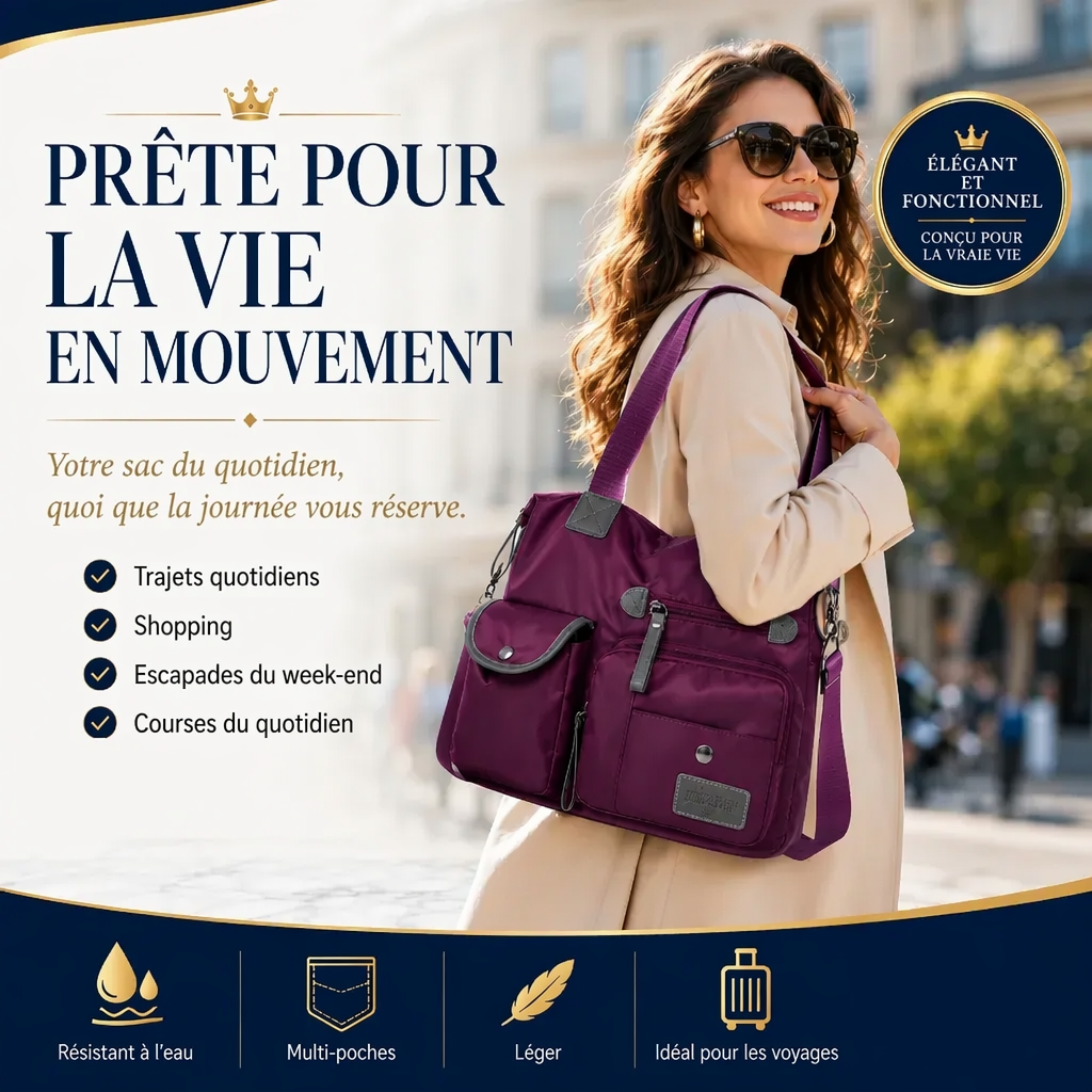 👜 50% DE RÉDUCTION EN CE MOMENT ! 💐Sac fourre-tout imperméable grande capacité pour femmes