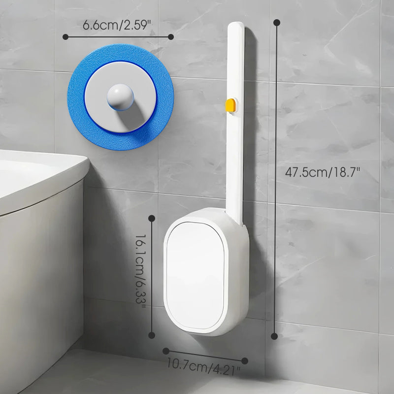 Brosse WC jetable avec tête remplaçable
