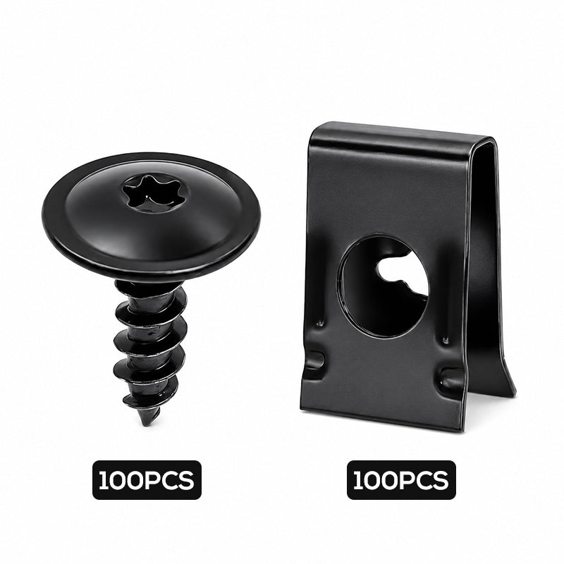 🎉 Soldes 2026 — Plus de 44 000 vendus 🔩 Kit Universel Clips en U et Vis Métalliques Voiture 🚗