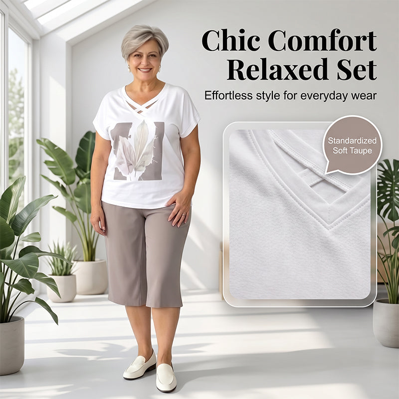 👗🌸 Plus de 46 000 exemplaires vendus ! Ensemble 2 pièces col V et short – Chic décontracté, silhouette moderne pour un look effortless au quotidien ☀️🌿