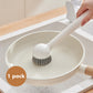 Ensemble de brosses à casseroles suspendues et rotatives