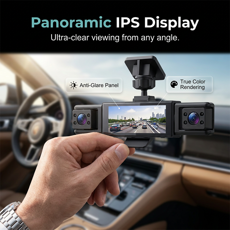 📢📢50% OFF !! ⏰360° Protection 4-Channel Dash Cam