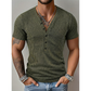 🎉 OFFRE LIMITÉE -50% ! 👕 T-Shirt Respirant – Col V Henley Classique  💪