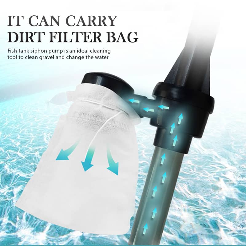 💕🔥Aspirateur de Fond Électrique pour Aquarium – Nettoie le Gravier & Renouvelle l’Eau en Même Temps !