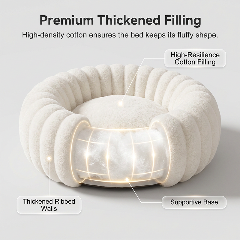 🎉 Soldes 2026 — Plus de 46 000 ventes !🐾 Panier rond apaisant ultra-doux 🛌