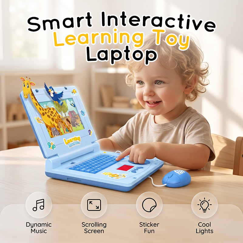 🎉 Soldes 2026 — Plus de 28 000 ventes !💻 Ordinateur portable jouet interactif de simulation 🎵