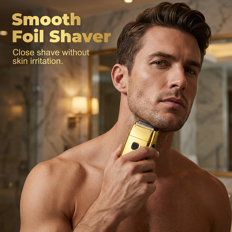 🔥 50% DE RÉDUCTION ! 🎉 Kit de Tonte Électrique Professionnel – Lames en Titane – Sans Fil & Écran LED for Hommes