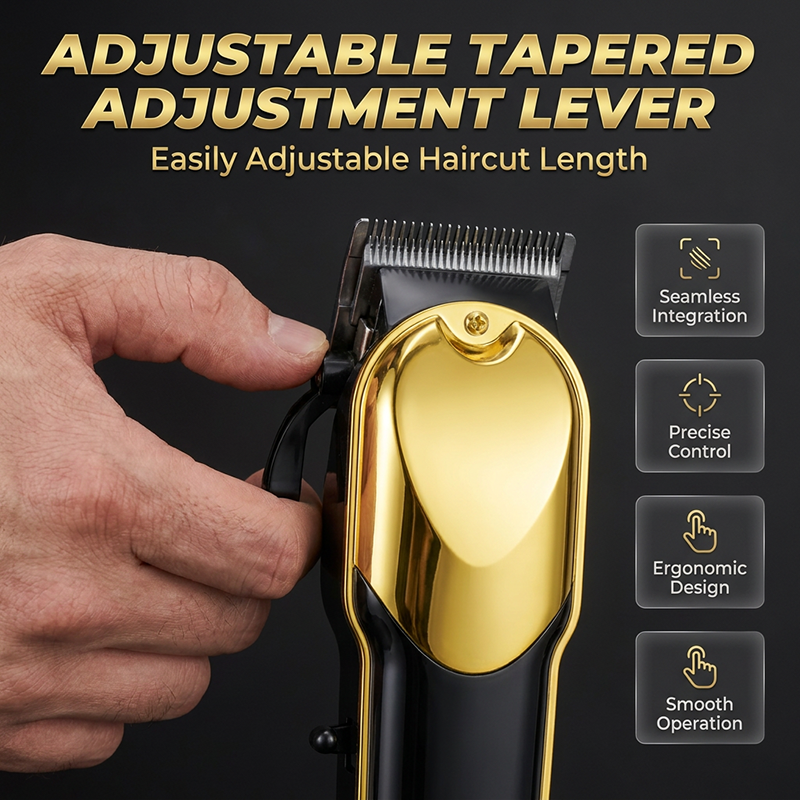 🔥 50% DE RÉDUCTION ! 🎉 Kit de Tonte Électrique Professionnel – Lames en Titane – Sans Fil & Écran LED for Hommes