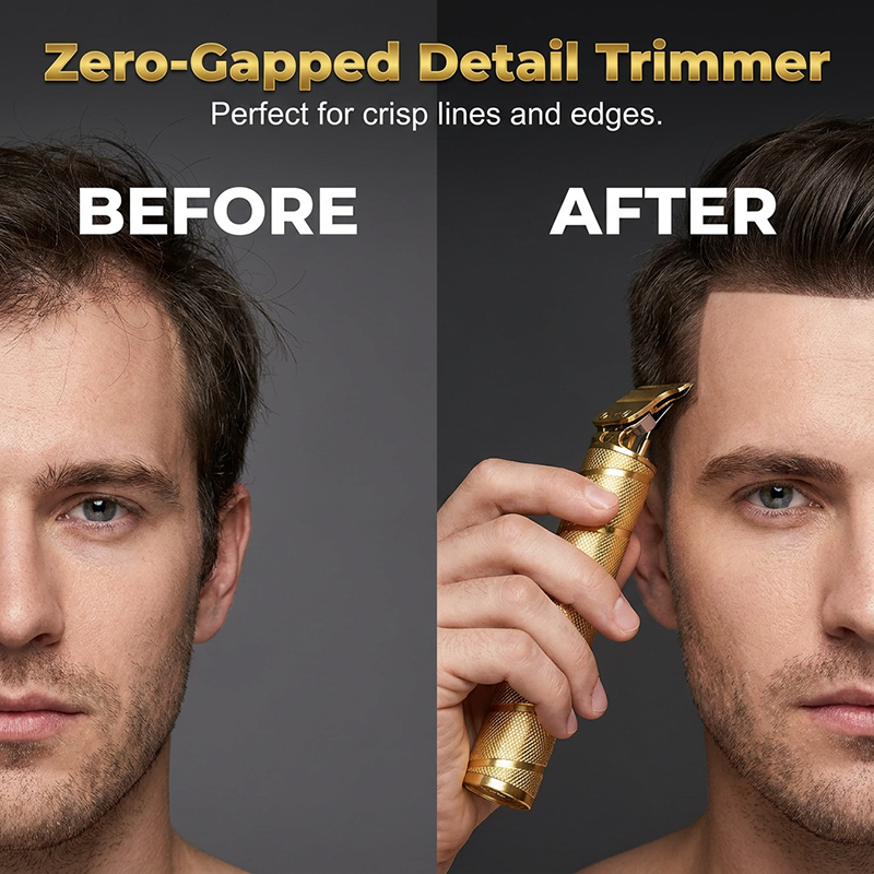 🔥 50% DE RÉDUCTION ! 🎉 Kit de Tonte Électrique Professionnel – Lames en Titane – Sans Fil & Écran LED for Hommes