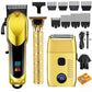 🔥 50% DE RÉDUCTION ! 🎉 Kit de Tonte Électrique Professionnel – Lames en Titane – Sans Fil & Écran LED for Hommes