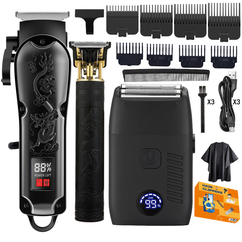 🔥 50% DE RÉDUCTION ! 🎉 Kit de Tonte Électrique Professionnel – Lames en Titane – Sans Fil & Écran LED for Hommes