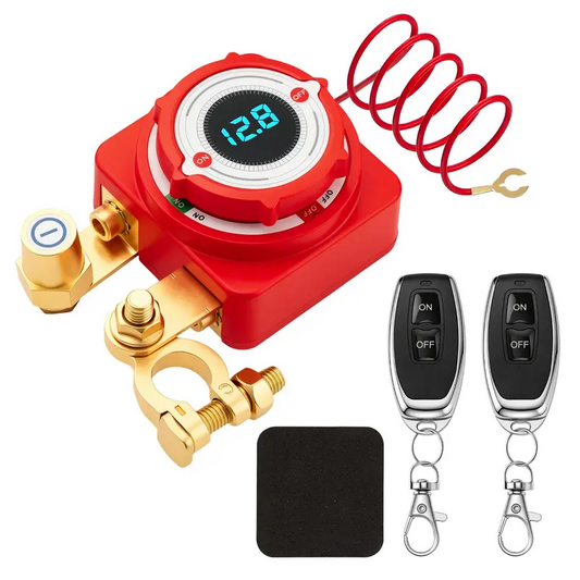 🔋 50% DE RÉDUCTION 🔥 Coupe-batterie 12V/24V avec télécommande – Anti-décharge & sécurité – Idéal pour voitures, camping-cars ou bateaux 🚗🛡️✨