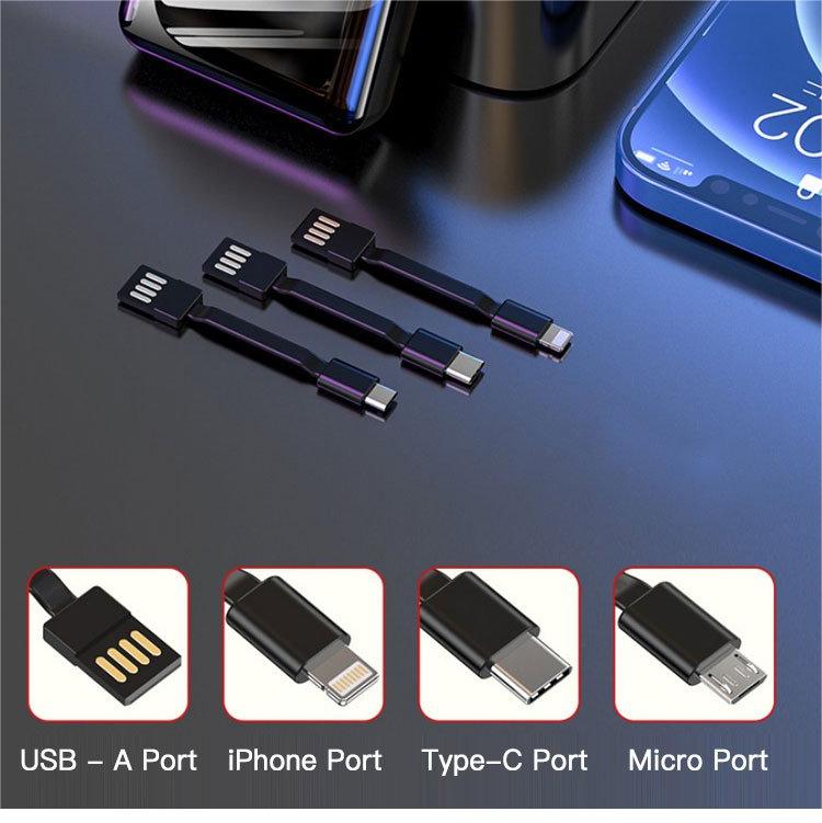 🔋 PROMO FLASH 50% DE RÉDUCTION ! ⚡ Mini Banque d’Alimentation Portable – 3600/5000/10000/20000mAh, 4 Ports USB (Type-C/Micro/Apple/USB), Double LED, Noir/Rouge/Bleu 🏆