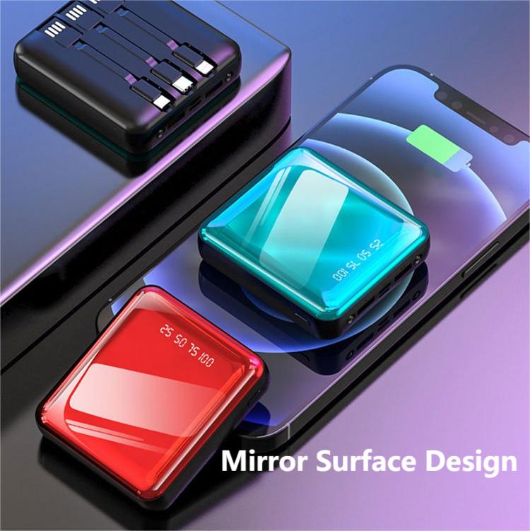 🔋 PROMO FLASH 50% DE RÉDUCTION ! ⚡ Mini Banque d’Alimentation Portable – 3600/5000/10000/20000mAh, 4 Ports USB (Type-C/Micro/Apple/USB), Double LED, Noir/Rouge/Bleu 🏆
