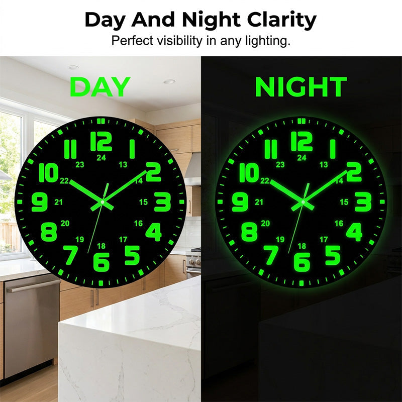 Horloge Murale Lumineuse