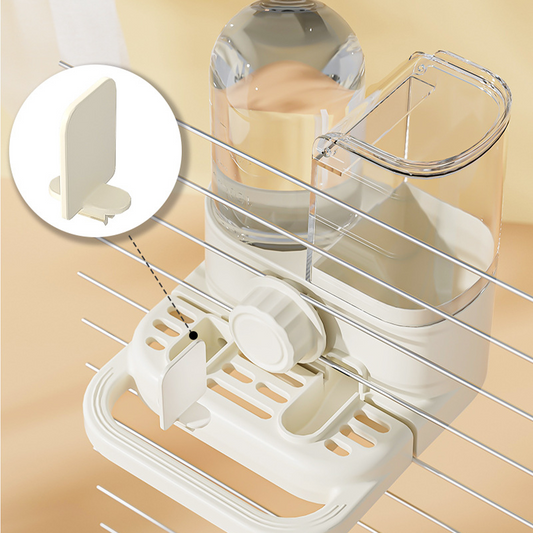 🎉 Soldes 2026 — Plus de 32 000 vendus ! 🐦 Mangeoire et Abreuvoir Automatique 2-en-1 pour Cage à Oiseaux – Design Gain de Place 💧