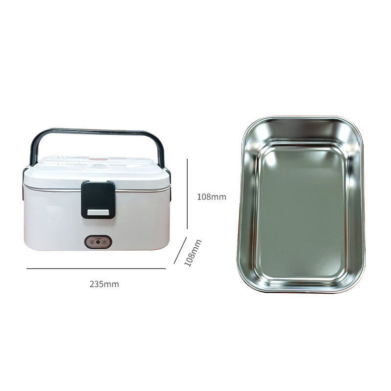 🍱 OFFRE LIMITÉE -50% ⚡ Boîte à Déjeuner Chauffante Électrique — 1,8L, Inox, Poignée Renforcée