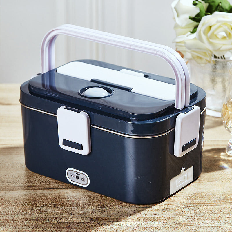 🍱 OFFRE LIMITÉE -50% ⚡ Boîte à Déjeuner Chauffante Électrique — 1,8L, Inox, Poignée Renforcée
