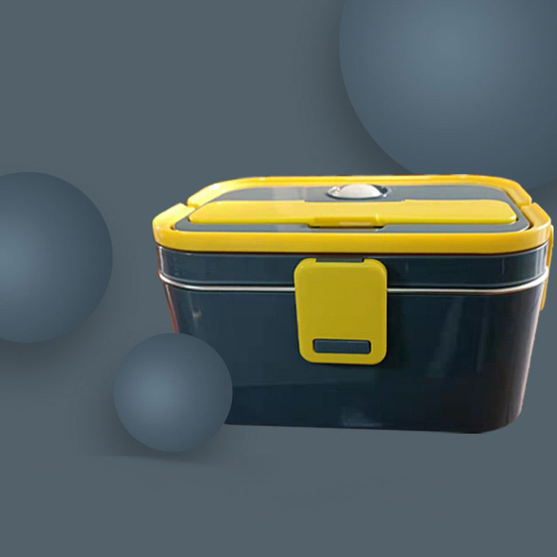 🍱 OFFRE LIMITÉE -50% ⚡ Boîte à Déjeuner Chauffante Électrique — 1,8L, Inox, Poignée Renforcée