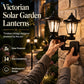 💡 50% DE RÉDUCTION! 🏡 Lampadaire Solaire Rétro Double Tête Hexagonale – Design vintage, solaire & résistant aux intempéries – Parfait pour jardins, allées & terrasses 🌙